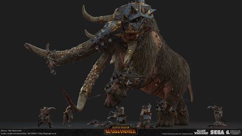 warhammer mammoth|The making of Total War: Warhammer’s mammoths.